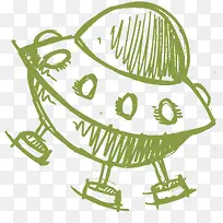 手绘飞船-空若网 手绘飞船-空若网