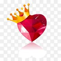 钻石爱心矢量图-空若网 钻石爱心矢量图-空若网
