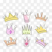 卡通手绘皇冠图标-空若网 卡通手绘皇冠图标-空若网