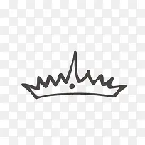 手绘线条皇冠-空若网 手绘线条皇冠-空若网