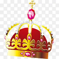 卡通宝石皇冠装饰元素-空若网 卡通宝石皇冠装饰元素-空若网