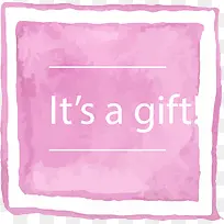 卡通可爱粉色标签-空若网 卡通可爱粉色标签-空若网