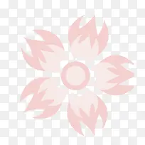 卡通手绘粉色小花-空若网 卡通手绘粉色小花-空若网
