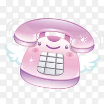 卡通粉色电话-空若网 卡通粉色电话-空若网