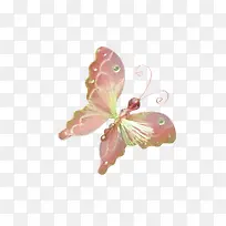 卡通手绘粉色蝴蝶-空若网 卡通手绘粉色蝴蝶-空若网