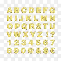 矢量金属字母和数字-空若网 矢量金属字母和数字-空若网