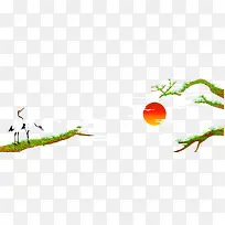 仙鹤画-空若网 仙鹤画-空若网