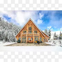 高清摄影小木屋天空-空若网 高清摄影小木屋天空-空若网