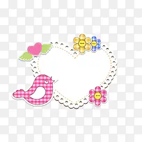 扁平化心形边框页面装饰-空若网 扁平化心形边框页面装饰-空若网