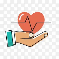 矢量手托心-空若网 矢量手托心-空若网