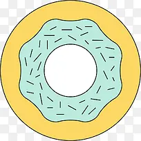 手绘卡通甜甜圈-空若网 手绘卡通甜甜圈-空若网