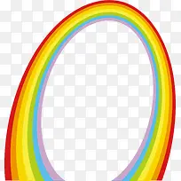 彩色分层彩虹装饰-空若网 彩色分层彩虹装饰-空若网
