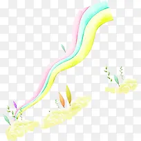 手绘合成彩虹小树-空若网 手绘合成彩虹小树-空若网