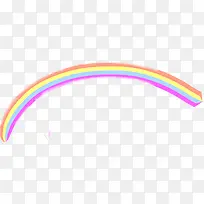手绘彩色卡通彩虹-空若网 手绘彩色卡通彩虹-空若网