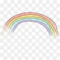 卡通手绘彩色彩虹-空若网 卡通手绘彩色彩虹-空若网