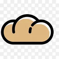 面包卡通矢量素材-空若网 面包卡通矢量素材-空若网