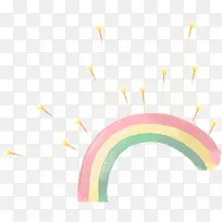 教师节彩色彩虹星星-空若网 教师节彩色彩虹星星-空若网