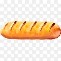 矢量水彩长面包-空若网 矢量水彩长面包-空若网