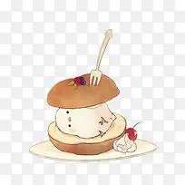 美食插画-空若网 美食插画-空若网