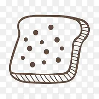 手绘食物面包-空若网 手绘食物面包-空若网