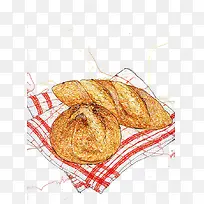 手绘面包-空若网 手绘面包-空若网