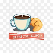 早餐面包咖啡素材-空若网 早餐面包咖啡素材-空若网