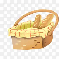 手绘野餐面包食物-空若网 手绘野餐面包食物-空若网