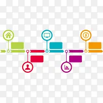 现代彩色PPT元素矢量图-空若网 现代彩色PPT元素矢量图-空若网