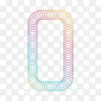 创意圆圈渐变数字0-空若网 创意圆圈渐变数字0-空若网
