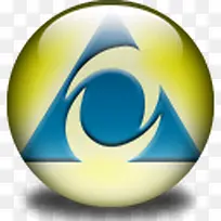 球体多彩系统图标-空若网 球体多彩系统图标-空若网