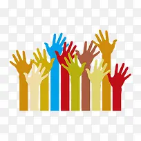 多彩卡通手-空若网 多彩卡通手-空若网