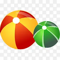 手绘圆形沙滩球多彩-空若网 手绘圆形沙滩球多彩-空若网