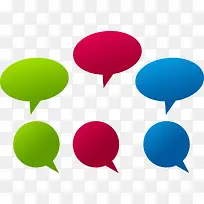 多彩气泡对话框-空若网 多彩气泡对话框-空若网