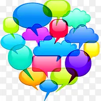 多彩气泡对话框-空若网 多彩气泡对话框-空若网