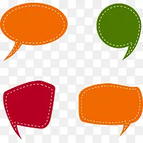 多彩气泡对话框-空若网 多彩气泡对话框-空若网