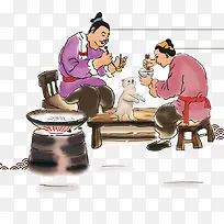 中国风插画-空若网 中国风插画-空若网