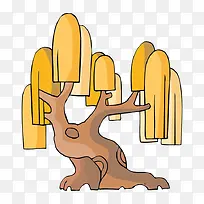 卡通古树-空若网 卡通古树-空若网