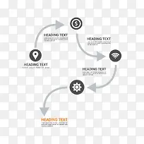 矢量箭头信息图-空若网 矢量箭头信息图-空若网