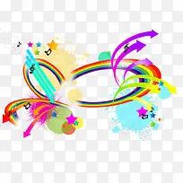 彩色圆环-空若网 彩色圆环-空若网