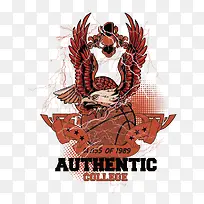 矢量翅膀印花-空若网 矢量翅膀印花-空若网