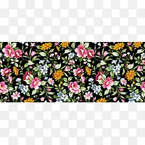 彩色花朵印花-空若网 彩色花朵印花-空若网