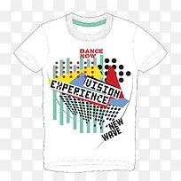 白色印花短袖-空若网 白色印花短袖-空若网