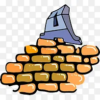 矢量手绘T恤卡通墙字母印花装饰-空若网 矢量手绘T恤卡通墙字母印花装饰-空若网