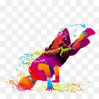 彩色印花街舞-空若网 彩色印花街舞-空若网