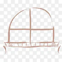 手绘插画窗户造型-空若网 手绘插画窗户造型-空若网