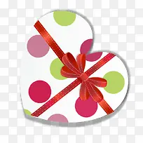 手绘心形礼盒-空若网 手绘心形礼盒-空若网