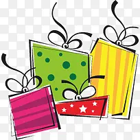 彩色礼盒-空若网 彩色礼盒-空若网