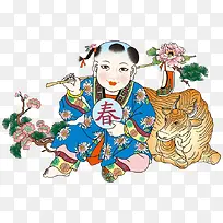 年画素材-空若网 年画素材-空若网