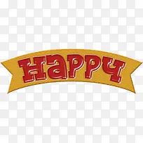 圣诞节艺术字体设计happy-空若网 圣诞节艺术字体设计happy-空若网