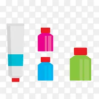 彩色卡通胶水-空若网 彩色卡通胶水-空若网